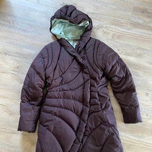 Purple Patagonia Mid-Length Down Puffer Parka